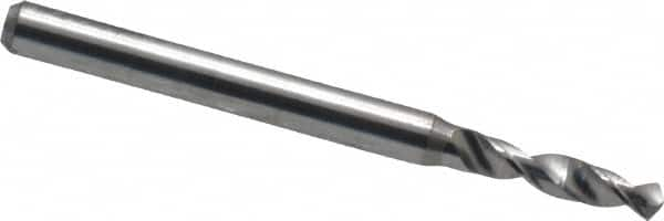 Hertel - #39, 130° Drill Point, 1/8" Shank Diam, Fast Spiral Circuit Board Drill Bit - USA Tool & Supply