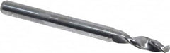 Hertel - #35, 130° Drill Point, 1/8" Shank Diam, Fast Spiral Circuit Board Drill Bit - USA Tool & Supply