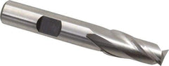 Hertel - 0.3937", 13/16" LOC, 3/8" Shank Diam, 2-1/2" OAL, 2 Flute, Cobalt Square End Mill - Single End, Uncoated, Spiral Flute, Centercutting, Right Hand Cut, Right Hand Flute - USA Tool & Supply
