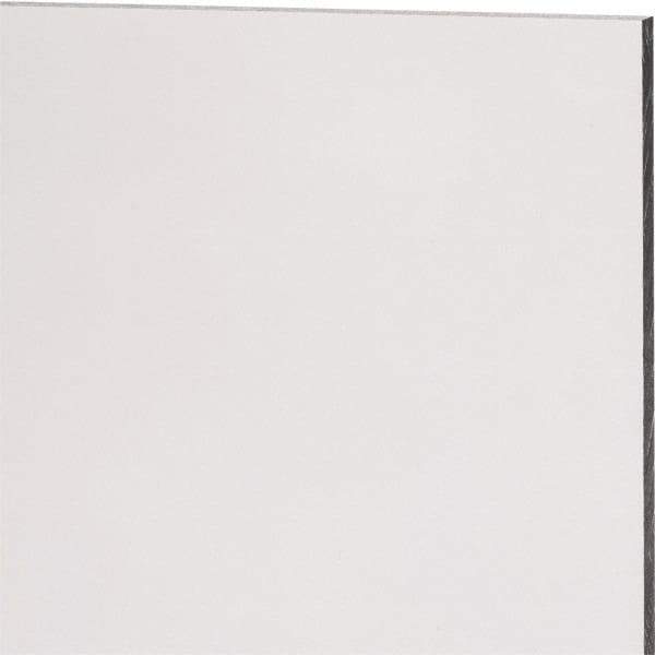 Made in USA - 4.5mm Thick x 12" Wide x 1' Long, Acrylic Sheet - Clear, Static Dissipative Grade - USA Tool & Supply