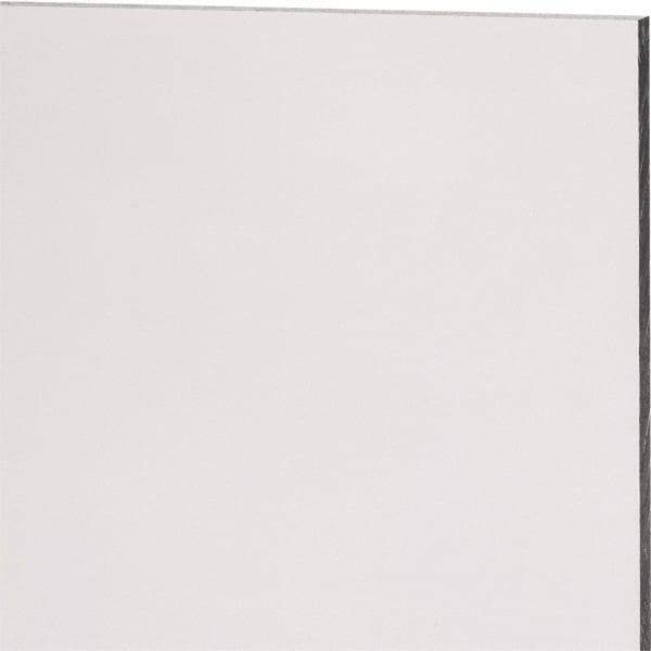 Made in USA - 4.5mm Thick x 24" Wide x 2' Long, Acrylic Sheet - Clear, Static Dissipative Grade - USA Tool & Supply