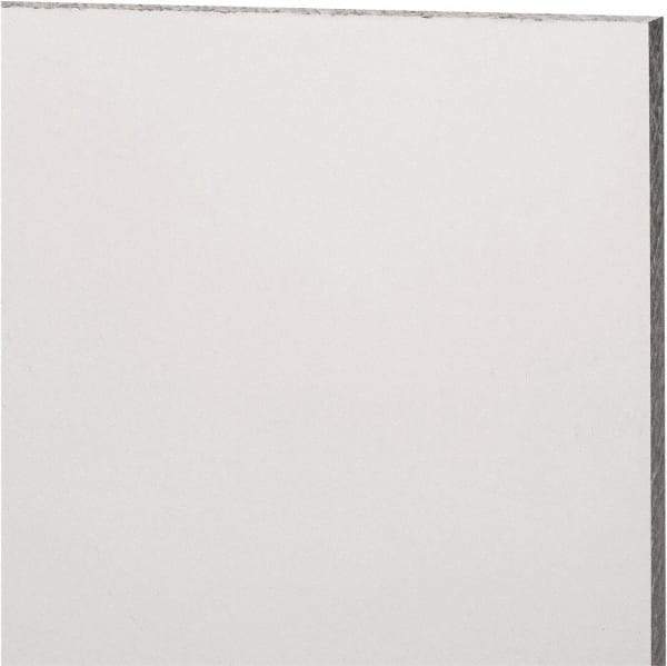 Made in USA - 6mm Thick x 12" Wide x 1' Long, Acrylic Sheet - Clear, Static Dissipative Grade - USA Tool & Supply