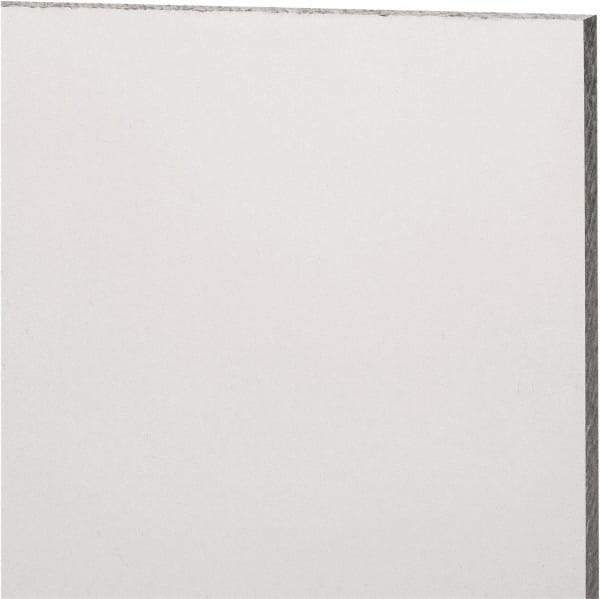 Made in USA - 6mm Thick x 12" Wide x 2' Long, Acrylic Sheet - Clear, Static Dissipative Grade - USA Tool & Supply