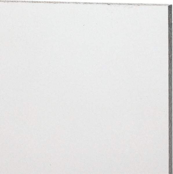Made in USA - 6mm Thick x 24" Wide x 4' Long, Acrylic Sheet - Clear, Static Dissipative Grade - USA Tool & Supply