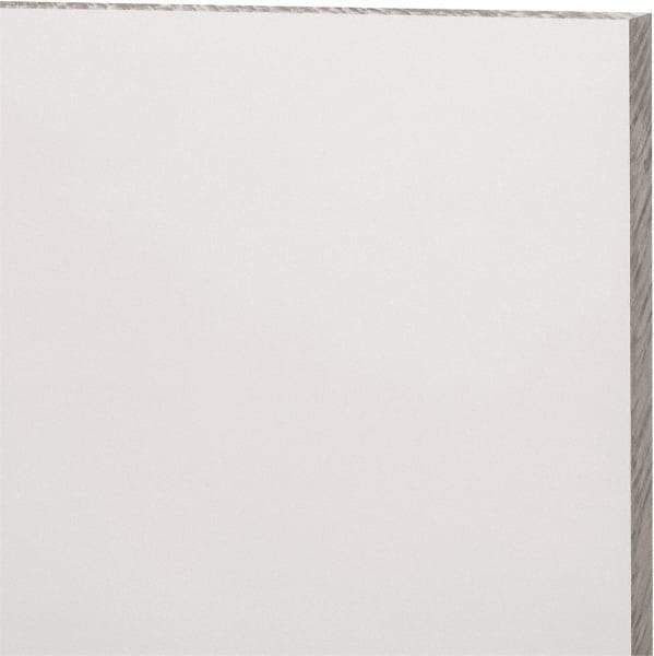 Made in USA - 9mm Thick x 24" Wide x 2' Long, Acrylic Sheet - Clear, Static Dissipative Grade - USA Tool & Supply