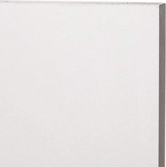 Made in USA - 12mm Thick x 12" Wide x 1' Long, Acrylic Sheet - Clear, Static Dissipative Grade - USA Tool & Supply