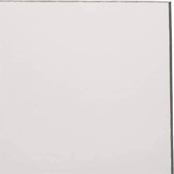 Made in USA - 3mm Thick x 12" Wide x 1' Long, Polycarbonate Sheet - Clear, Static Dissipative Grade - USA Tool & Supply