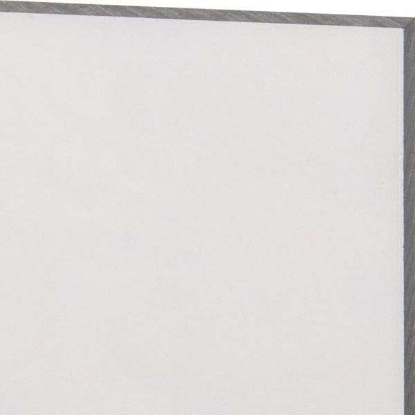 Made in USA - 3/8" Thick x 12" Wide x 1' Long, Polycarbonate Sheet - Clear, Static Dissipative Grade - USA Tool & Supply