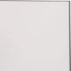 Made in USA - 1/2" Thick x 12" Wide x 2' Long, Polycarbonate Sheet - Clear, Static Dissipative Grade - USA Tool & Supply