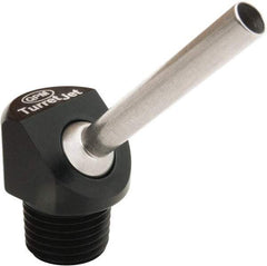 QPM Products - 5/16" Hose Inside Diam, Coolant Hose Nozzle - NPT, for Use with CNC Lathes - USA Tool & Supply