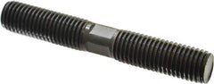 Gibraltar - 3/4-10 5" OAL Equal Double Threaded Stud - Alloy Steel, Black Oxide Finish, 2" Equal Thread Length - USA Tool & Supply