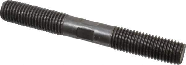 Gibraltar - 3/4-10 6" OAL Equal Double Threaded Stud - Alloy Steel, Black Oxide Finish, 2" Equal Thread Length - USA Tool & Supply