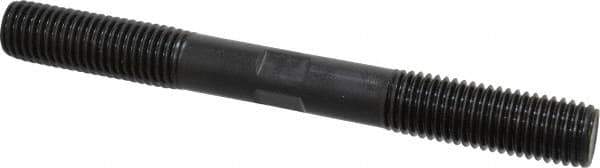 Gibraltar - 3/4-10 7" OAL Equal Double Threaded Stud - Alloy Steel, Black Oxide Finish, 2" Equal Thread Length - USA Tool & Supply