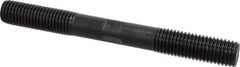 Gibraltar - 3/4-10 7" OAL Equal Double Threaded Stud - Alloy Steel, Black Oxide Finish, 2" Equal Thread Length - USA Tool & Supply