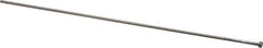 Gibraltar - 1/8" Pin Diam, 1/4" Head Diam x 1/8" Head Height, 12" OAL, Straight Ejector Pin - Steel, 11-7/8" Pin Length - USA Tool & Supply