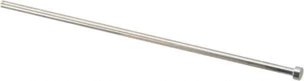 Gibraltar - 9/64" Pin Diam, 1/4" Head Diam x 1/8" Head Height, 6" OAL, Straight Ejector Pin - Steel, 5-7/8" Pin Length - USA Tool & Supply