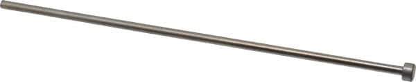 Gibraltar - 11/64" Pin Diam, 11/32" Head Diam x 3/16" Head Height, 8" OAL, Straight Ejector Pin - Steel, 7-13/16" Pin Length - USA Tool & Supply