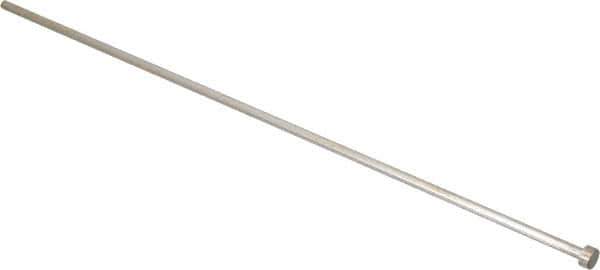 Gibraltar - 13/64" Pin Diam, 3/8" Head Diam x 3/16" Head Height, 14" OAL, Straight Ejector Pin - Steel, 13-13/16" Pin Length - USA Tool & Supply