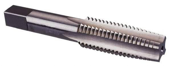 Cleveland - M16x2.00 Metric Coarse 6H 4 Flute Bright Finish High Speed Steel Straight Flute Standard Hand Tap - Taper, Right Hand Thread, 3.813" OAL, 1.81" Thread Length, D7 Limit, Oversize - Exact Industrial Supply