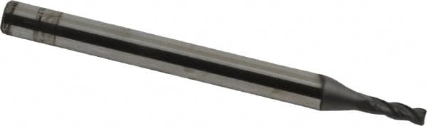 Niagara Cutter - 1/16" Diam 4 Flute Solid Carbide 0.01" Corner Radius End Mill - USA Tool & Supply