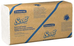 Scott - 1 Ply White Multi-Fold Paper Towels - 9-1/4" Wide - USA Tool & Supply