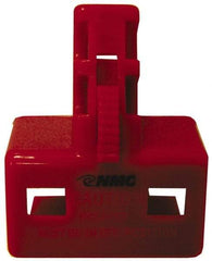 NMC - Plastic Multi-Pole Circuit Breaker Lockout - 1 Padlock, 3 Circuits - USA Tool & Supply
