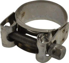 Mikalor - 1-13/32" Hose, 0.78" Wide x 0.04" Thick, T-Bolt Hose Clamp - 1.34 to 1.46" Diam, Stainless Steel - USA Tool & Supply