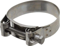 Mikalor - 3" Hose, 0.98" Wide x 0.04" Thick, T-Bolt Hose Clamp - 2.87 to 3.11" Diam, Stainless Steel - USA Tool & Supply