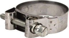 Mikalor - 2-3/4" Hose, 0.98" Wide x 0.04" Thick, T-Bolt Hose Clamp - 2.68 to 2.87" Diam, Stainless Steel Band, Housing & Zinc Plated Screw - USA Tool & Supply