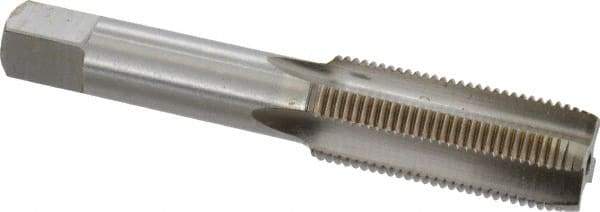 Interstate - M18x1.50 Metric Fine 4 Flute Bright Finish High Speed Steel Straight Flute Standard Hand Tap - Plug, Right Hand Thread, 4-1/32" OAL, 1-13/16" Thread Length, D6 Limit, Oversize - Exact Industrial Supply