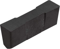 Kyocera - 312GH Grade TC40, 5/16" Cutting Width Cermet Grooving Insert - 0.492" Max Depth of Cut, Right Hand, 0.38mm Corner Radius, Uncoated - USA Tool & Supply