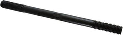 Gibraltar - 5/8-11 9" OAL Equal Double Threaded Stud - Alloy Steel, Black Oxide Finish, 1-3/4" Equal Thread Length - USA Tool & Supply