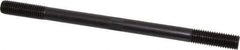 Gibraltar - 5/8-11 10" OAL Equal Double Threaded Stud - Alloy Steel, Black Oxide Finish, 1-3/4" Equal Thread Length - USA Tool & Supply