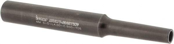 Iscar - Multimaster 1/2" 89° Shank Milling Tip Insert Holder & Shank - 0.3" Neck Diam, T05 Neck Thread, 4" OAL, Steel MM S-D Tool Holder - USA Tool & Supply