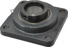 Browning - 1-15/16" ID, 5-5/8" OAL x 5-5/8" OAH 4-Bolt Flange - 5,216 Lb Static Cap, 7,889 Lb Dyn Cap, 4-3/8" Btw Mnt Hole Ctrs, Cast Iron - USA Tool & Supply