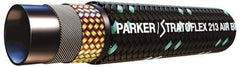 Parker - -6 Hose Size, 5/16" ID x 0.62" OD, 1,500 psi Work Pressure Hydraulic Hose - 770" Long Coil, 1-1/4" Radius, Synthetic Rubber, -50°F to 302°F - USA Tool & Supply