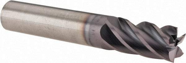 M.A. Ford - 1/2", 1" LOC, 1/2" Shank Diam, 3" OAL, 5 Flute, Solid Carbide Square End Mill - Single End, ALtima Finish, 38° Helix, Centercutting, Right Hand Cut, Right Hand Flute, Series 178 - USA Tool & Supply