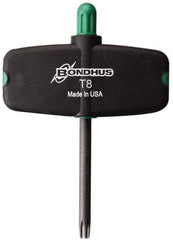 Bondhus - T8 Torx Plus Key - Wing Handle, Protanium High Torque Steel, 2" Length Under Head - USA Tool & Supply