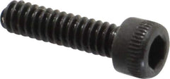 Holo-Krome - #4-40 UNC Hex Socket Drive, Socket Cap Screw - Alloy Steel, Black Oxide Finish, Fully Threaded, 7/16" Length Under Head - USA Tool & Supply