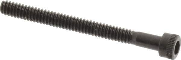 Holo-Krome - #4-40 UNC Hex Socket Drive, Socket Cap Screw - Alloy Steel, Black Oxide Finish, Partially Threaded, 1-1/4" Length Under Head - USA Tool & Supply