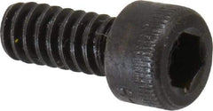 Holo-Krome - #6-32 UNC Hex Socket Drive, Socket Cap Screw - Alloy Steel, Black Oxide Finish, Fully Threaded, 5/16" Length Under Head - USA Tool & Supply