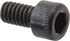 Holo-Krome - #8-32 UNC Hex Socket Drive, Socket Cap Screw - Alloy Steel, Black Oxide Finish, Fully Threaded, 5/16" Length Under Head - USA Tool & Supply