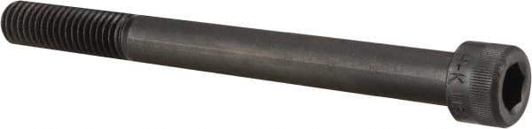 Holo-Krome - 1/2-13 UNC Hex Socket Drive, Socket Cap Screw - Alloy Steel, Black Oxide Finish, Partially Threaded, 5-1/4" Length Under Head - USA Tool & Supply