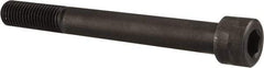 Holo-Krome - 1-8 UNC Hex Socket Drive, Socket Cap Screw - Alloy Steel, Black Oxide Finish, Partially Threaded, 8-1/2" Length Under Head - USA Tool & Supply