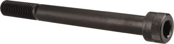 Holo-Krome - 1-8 UNC Hex Socket Drive, Socket Cap Screw - Alloy Steel, Black Oxide Finish, Partially Threaded, 9-1/2" Length Under Head - USA Tool & Supply