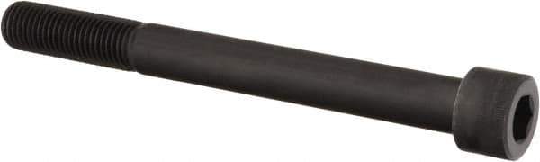 Holo-Krome - 1-8 UNC Hex Socket Drive, Socket Cap Screw - Alloy Steel, Black Oxide Finish, Partially Threaded, 10" Length Under Head - USA Tool & Supply