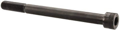 Holo-Krome - 1-8 UNC Hex Socket Drive, Socket Cap Screw - Alloy Steel, Black Oxide Finish, Partially Threaded, 12" Length Under Head - USA Tool & Supply
