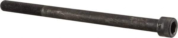 Holo-Krome - 3/8-24 UNF Hex Socket Drive, Socket Cap Screw - Alloy Steel, Black Oxide Finish, Partially Threaded, 5-1/2" Length Under Head - USA Tool & Supply