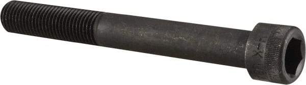 Holo-Krome - 7/16-20 UNF Hex Socket Drive, Socket Cap Screw - Alloy Steel, Black Oxide Finish, Partially Threaded, 3-1/2" Length Under Head - USA Tool & Supply