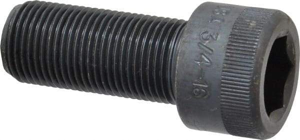 Holo-Krome - 3/4-16 UNF Hex Socket Drive, Socket Cap Screw - Alloy Steel, Black Oxide Finish, Fully Threaded, 1-3/4" Length Under Head - USA Tool & Supply